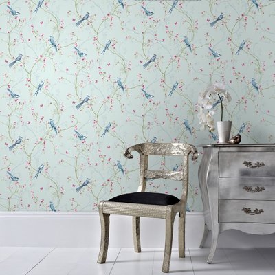 Papier peint Oiseaux Chant frais du Rossignol SUPERFRESCO EASY