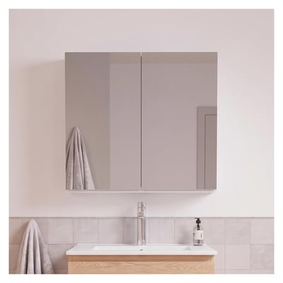Armoire de toilette 60cm double porte avec miroirs WILL MOB IN
