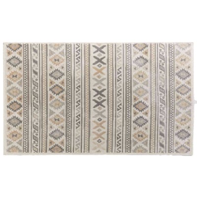 Tapis rectangulaire 68x110  tissé SAKARI NATUREL DECORATIE