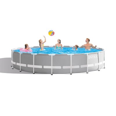 Piscine tubulaire ronde  Prism Frame 6,10 x 1,32 m INTEX