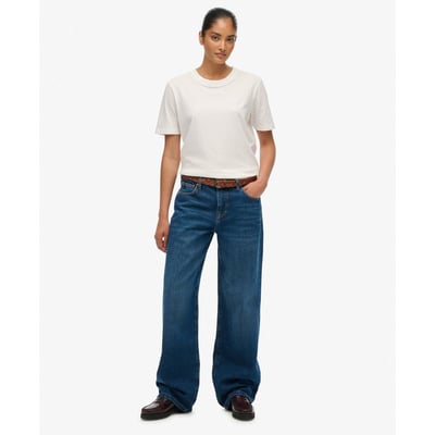 Jean Large en Coton Bio Taille Moyenne SUPERDRY