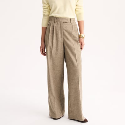 Pantalon large à pinces ANNE WEYBURN