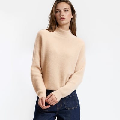 Pull en cachemire col montant en fine maille LA REDOUTE COLLECTIONS