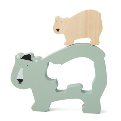 Puzzle bebe en bois Mr. Polar Bear TRIXIE BABY