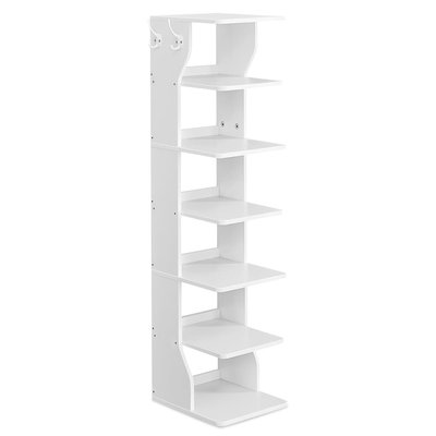 Etagère à chaussures 5 tablettes  blanc - H110,4 CALICOSY