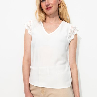 Top détail dentelle PROMOD