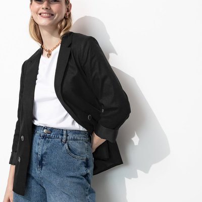 Veste de tailleur lin mélangé PROMOD