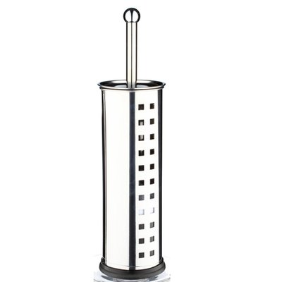 Lot 2x Brosse WC Cube - Inox TOILINUX