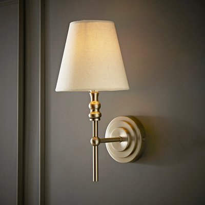 Mckinley Candlestick Wall Light with Tapered Shade SO'HOME
