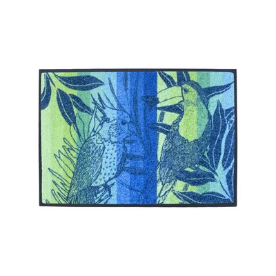 Tapis decor caoutchouc & nylon TOUCANS GARNIER-THIEBAUT