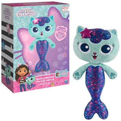 Chat de mer en peluche MerCat musicale SPIN MASTER