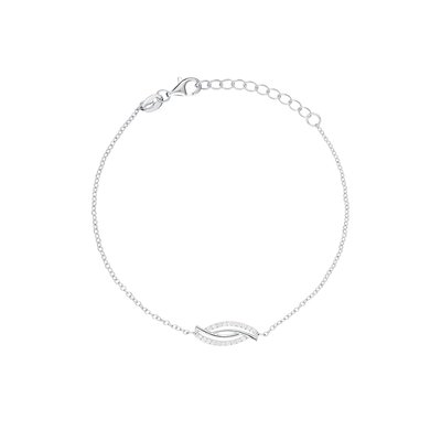 Bracelet en argent 925 et oxyde de zirconium CLEOR