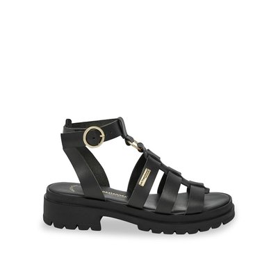 Sandalen in leer Tobo, dikke zool LES TROPEZIENNES PAR M BELARBI