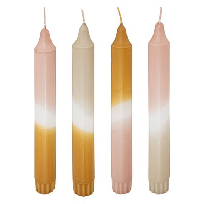 Lot de 4 bougies bâtons LAYA ATMOSPHERA
