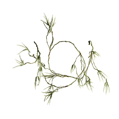 Guirlande de feuilles et mini fleurs artificielles L185 SIA DECO