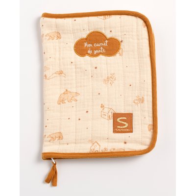 Protège carnet de santé en double gaze de coton SAUTHON