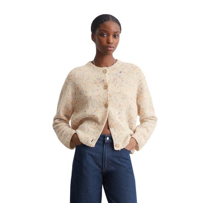 Cardigan bouclette relaxed en mélange de laine vierge MARC O’POLO DENIM