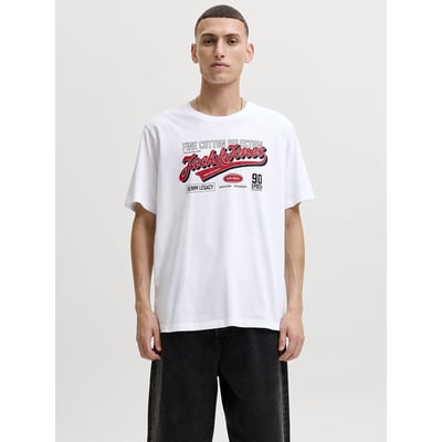 T-shirt manches courtes, col rond, logo JACK & JONES