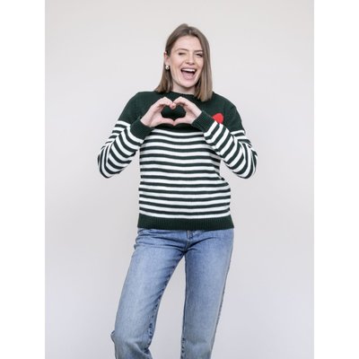 Pull Col Rond Rayures Karole DONA LISA