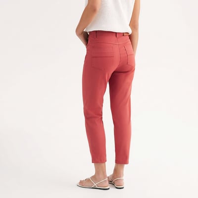 Cotton Ankle Grazer Trousers ANNE WEYBURN