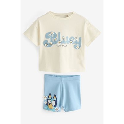 Short cycliste t-shirt bleu manches courtes NEXT