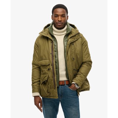 Veste à capuche en coton doublée Deck SUPERDRY
