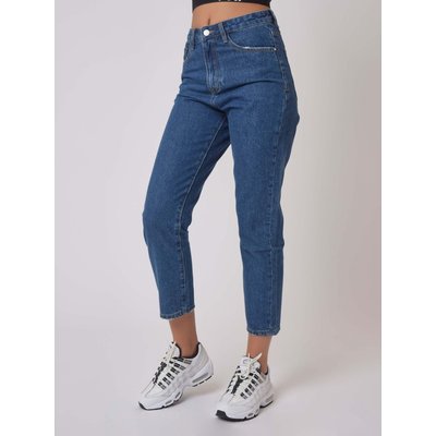 Jean Mom fit basic bleu longueur 7/8 PROJECT X