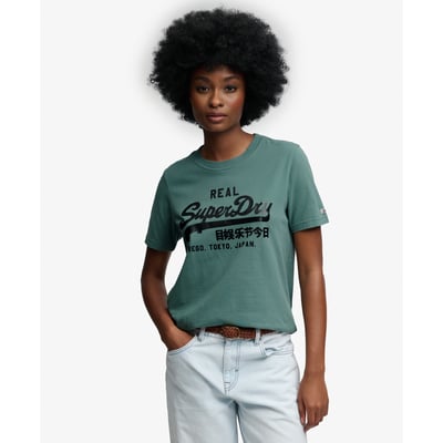 T-shirt Vintage Logo Métallisé SUPERDRY