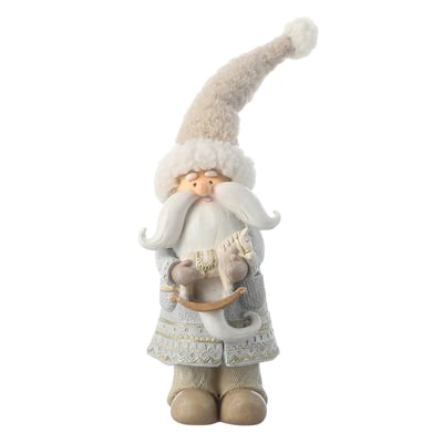 Figurine père noël décorative artificielle H28 PLAY SIA DECO