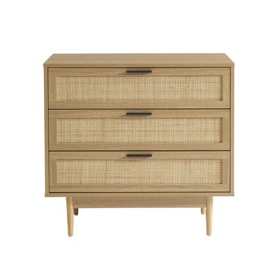 Commode cannage rotin 3 tiroirs  AMANA BAÏTA