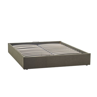Lit coffre rectangulaire avec rangement en acier LUNA ATMOSPHERA