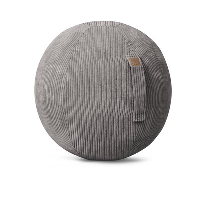 Balle d'assise avec poignée velours grosse côte SHARA MAGMA HEIMTEX