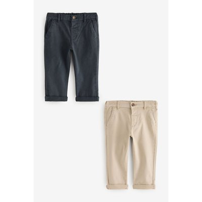 Pantalon chino, lot de 2 NEXT