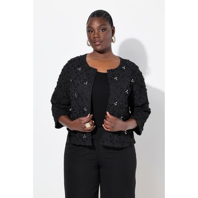 Veste coupe Boxy avec roses ULLA POPKEN