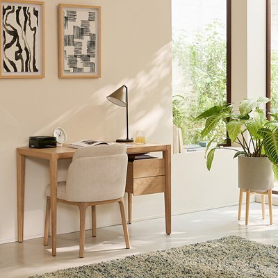 Bureau, en chêne et plaqué chêne, NIZOU, design Emmanuel Gallina AM.PM