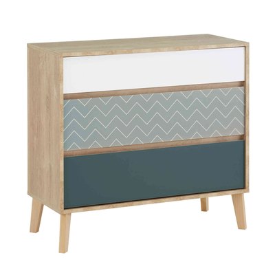 Commode 3 tiroirs TERRE DE NUIT