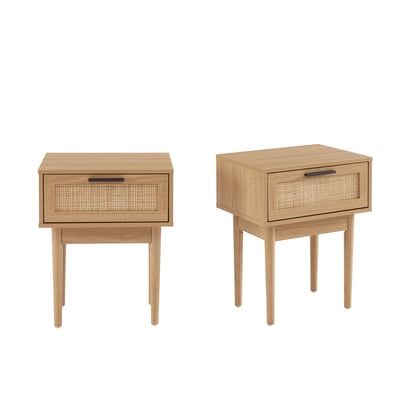 Chevets cannage rotin (lot de 2)  AMANA BAÏTA