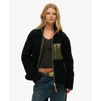 Polaire oversize rétro vintage à zip SUPERDRY