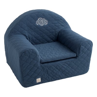 Fauteuil club pour enfant en coton matelassé SAUTHON