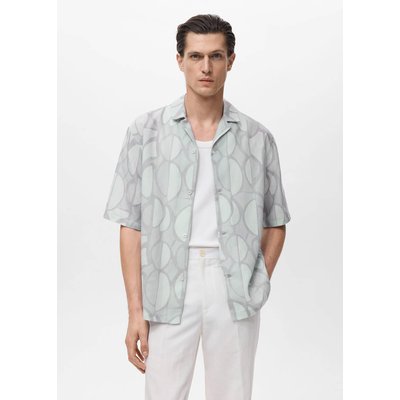 Chemise imprimée manches courtes MANGO MAN