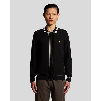 Pull à liserés contrastés zippé LYLE & SCOTT