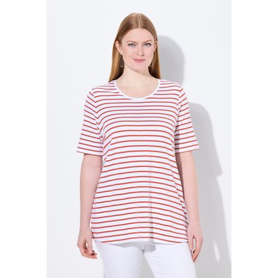 T-shirt rayé en coton Pima ULLA POPKEN
