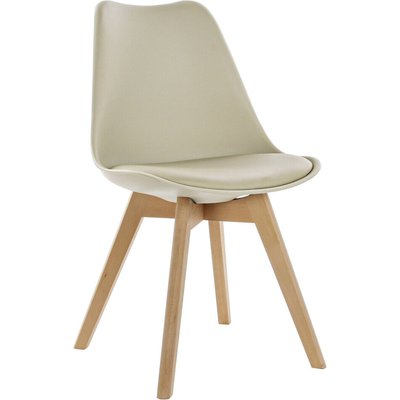 chaise scandinave  avec coussin assise confort et pieds bois RECOLLECTION