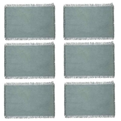Lot de 6 Sets de table Maha en coton TOILINUX