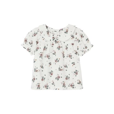 Blouse manches courtes naissance fleurie VERTBAUDET