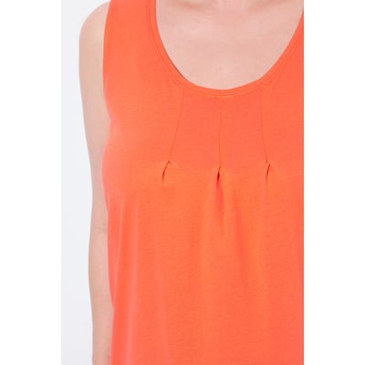 Top, plis fantaisie, ligne A, sans manches ULLA POPKEN
