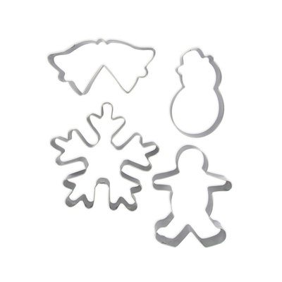 Lot de 4 emporte-pièces de Noël ZENKER