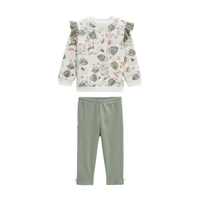 Ensemble bébé sweat en molleton et legging Lily PETIT BEGUIN