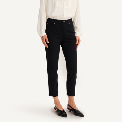 7/8-Hose aus Baumwoll-Stretch, Straight-Leg ANNE WEYBURN