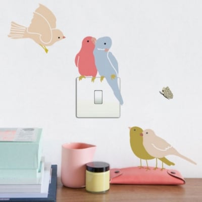 Stickers muraux oiseaux MIMI'LOU